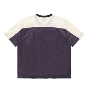 Camiseta de Fútbol Personalizada Healy, Color Morado, Malla, Cuello en V, Manga Corta, Impresión Sublimada, Transpirable, Unisex, para Adultos, Número 23 - Product Image 2