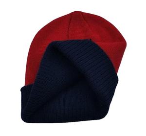 Unisexe 2025 Hiver Jacquard Tricoté Acrylique Bonnets Personnalisé Noir Rouge Chapeau avec Manchette Mohair 100% Coton En Vrac Vêtements de Plage pour Hommes - Product Image 4
