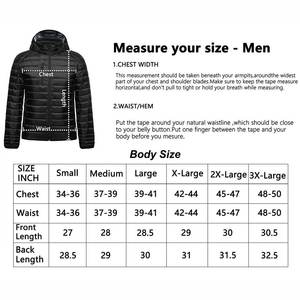 Long Quilted Mens Puffer Jackets Winter Hooded Thick <b>Coat</b> Lightweight Thermal Outdoor Fashion Outerwear - Product Image 6
