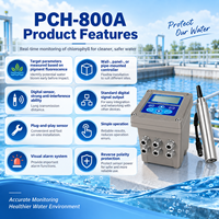 Ensemble de capteurs et transmetteurs de surveillance pour étangs aquacoles d'eau douce PCH-800A, système de surveillance de la chlorophylle