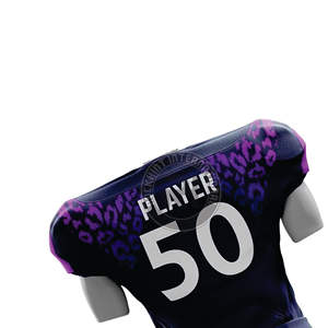 Uniforme d'équipe de football américain pour hommes, maillot et pantalon, tissu respirant à séchage rapide pour l'entraînement, la pratique et le jour du match - Product Image 3