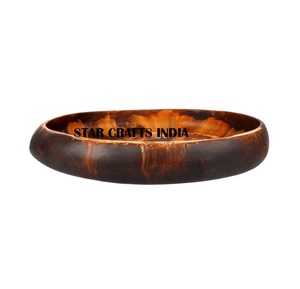 Ensemble de bols de service en bois décoratifs de qualité supérieure les plus vendus de différentes tailles bols à salade en bois de frêne de qualité pour les fêtes - Product Image 1