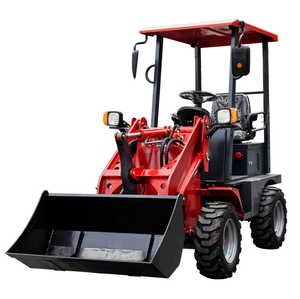 Mini-chargeuse sur pneus 500 kg, moteur diesel EPA, quatre roues motrices, chargeuse de grumes à haute efficacité pour la construction agricole et l'aménagement paysager - Product Image 6