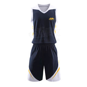 Uniforme de basket-ball sur mesure OEM, design de haute qualité, uniforme de basket-ball pour hommes, taille personnalisée, uniforme de basket-ball - Product Image 1