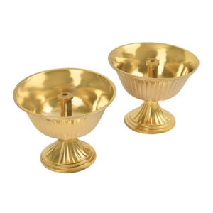 Atractivo latón puro Salai Pyali Deep Deepak Diya diseño elegante hogar decorativo Akhad Jyoti para Pooja en precio asequible - Product Image 5