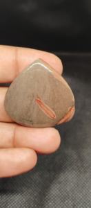 Pierre précieuse cabochon en polygramme brun naturel de haute qualité, en vrac, pour la fabrication de bijoux - Product Image 2