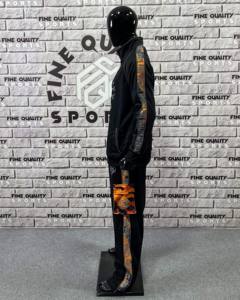 Chándal de hombre reflectante personalizado con diamantes de imitación al por mayor mejor fabricante en Pakistán para ropa de invierno - Product Image 4