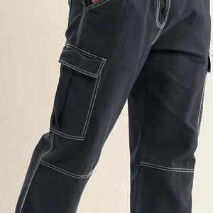 Shorts cargo en coton d'extérieur, séchage rapide, vêtements de rue pour hommes, décontractés, droits, multi-poches, respirants, pantalons cargo pour hommes, personnalisés - Product Image 6