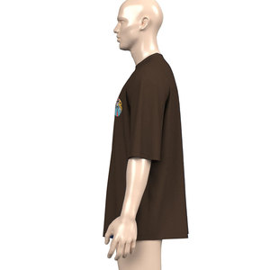 เสื้อยืดผู้ชายดีไซน์ล่าสุด สไตล์ใหม่ล่าสุด แขนสั้น เสื้อยืดผู้ชาย รับสกรีนโลโก้ ผ้าฝ้าย ยืดหยุ่น เหมาะสำหรับออกกำลังกาย - Product Image 6