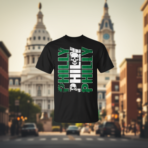 T-Shirt Vintage Philadelphia Bold Retro Pride Iconico Stemma di Philly Promozionale - Product Image 3