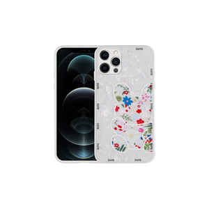 Coque en silicone rigide à motifs Netzy White Rabbit Design pour iPhone 13 Pro Max, coque antichoc compatible avec le modèle 12Promax - Product Image 1