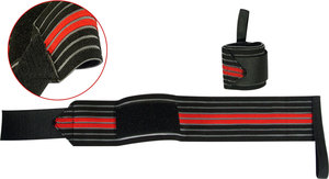 Custom High Quality Elastic Wrist Wraps GRIPPY Heavy Strength Powerlifting Wrist Brace Support Gym Wrist Wraps - Product Image 5