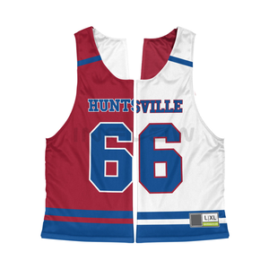 Pinnies En Gros Pas Cher Sublimé Conceptions Personnalisées Sportswear 100% Polyester crosse Uniforme Garçons Football Américain uniforme - Product Image 3