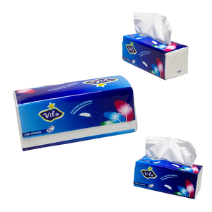 OEM/ODM Custom Facial <b>Tissue</b> Virgin Wood Pulp 13 G/m 1/2/3/4 Layers Strong Water Absorption Pocket Style for Office - Product Image 1