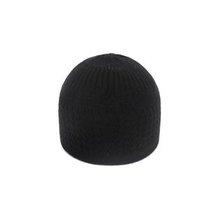 Sombrero Kufi de ganchillo árabe islámico, gorra musulmana de estilo tejido Jacquard, gorra de oración, sombrero Kufi musulmán para hombre, bloque de color sólido - Product Image 1