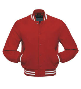 Wholesale Custom Embroidered Winter Canvas <b>Patchwork</b> 100% Polyester Vintage Baseball Uniform Varsity <b>Jacket</b> - Product Image 3