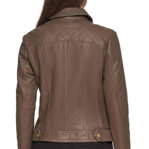 Nouvelle arrivée Veste en cuir pour femme sur mesure Respirante Tricotée Écologique Prix bas - Product Image 4