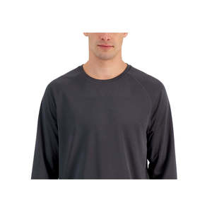 T-shirt grigia da uomo ID Ideology XX-Large, 100% poliestere, ad asciugatura rapida, traspirante, con maniche raglan in rete, tinta unita, lavorazione a maglia compressa - Product Image 2