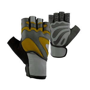 Gants de gymnastique demi-doigts en cuir antidérapants et respirants pour l'équipement de fitness pour l'haltérophilie et les sports d'entraînement - Product Image 5