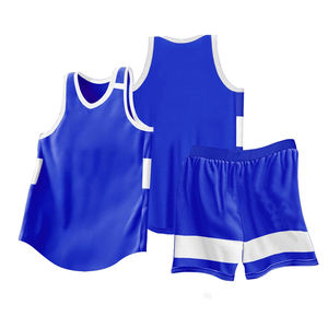 Conjunto de uniforme de baloncesto personalizado tejido transpirable para hombre Camiseta de baloncesto pantalones cortos equipo de ropa deportiva sublimación Kit de baloncesto impreso - Product Image 3