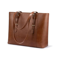 Tas Tote Kulit Asli Mewah Tahan Air Grosir 2025, Custom Logo Resleting, untuk Wanita, Musim Dingin, Semi, Panas, Gugur