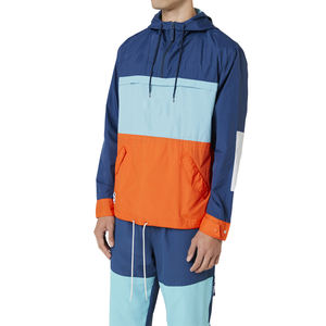 Chaqueta cortavientos deportiva para correr para hombre, ligera y personalizada, nueva primavera, utilidad al aire libre, ropa de pista con capucha, conjunto del fabricante - Product Image 2