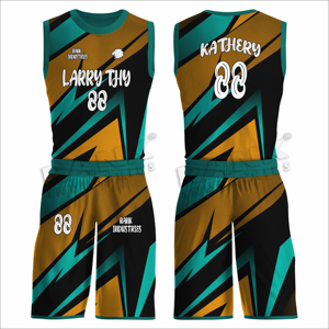 ชุดกีฬาบาสเก็ตบอลน้ำหนักเบาสำหรับฤดูร้อน ระบายอากาศได้ดี เหมาะสำหรับเล่นทั้งในร่มและกลางแจ้ง สวมใส่สบาย - Product Image 1