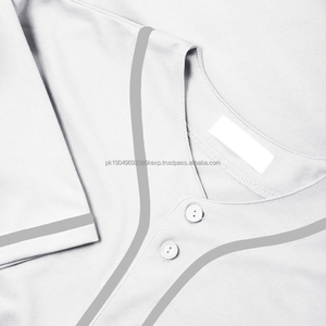 Camiseta de béisbol a rayas personalizada, camisa con botones impresos o cosidos, número de nombre personalizado para hombres, mujeres y jóvenes - Product Image 2