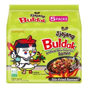 Samyang Buldak คาโบนาร่าบะหมี่กึ่งสำเร็จรูปราเม็งไก่ร้อนทำมือแพ็ค130กรัมในกล่องหรือได้รับการรับรองฮาลาล - Product Image 3