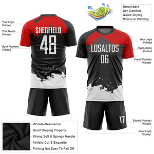 Gran oferta, uniforme de fútbol de manga corta para niños, uniforme de fútbol, camiseta de fútbol de alta calidad impresa por sublimación de alta calidad para hombres - Product Image 6