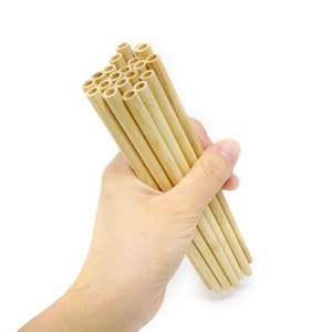 ธรรมชาติเป็นมิตรกับสิ่งแวดล้อมขายส่งชุดฟางไม้ไผ่ในกล่องกระดาษคราฟท์กรณีด้วยแปรงทำความสะอาด - Product Image 5