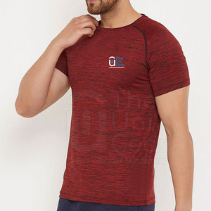 T-shirt pour homme avec logo personnalisable, 100% coton, col rond, vêtement décontracté avec motif uni, style streetwear, écologique, séchage rapide, respirant - Product Image 2