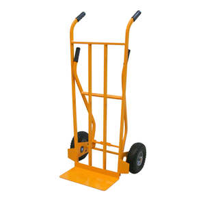 Industrial 100kg Portable <b>Platform</b> Cart Four-Wheel PU Double Handle <b>Trolley</b> for Warehouse Shopping Storage Tool OEM Customizable - Product Image 1