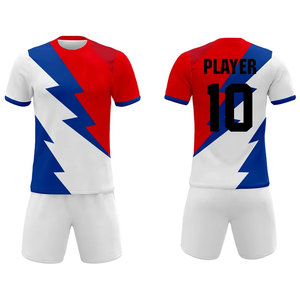 Nouvelle conception, vêtements de sport pour adultes, tenue de football de haute qualité, fabrication professionnelle, manches courtes, uniforme de football à séchage rapide - Product Image 4
