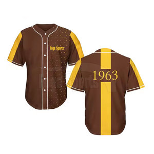 Jersey de béisbol de alta calidad recién llegado al por mayor Jersey hecho a medida jersey de béisbol éxito de ventas para hombre - Product Image 3