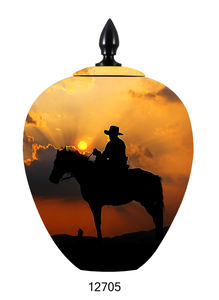 Urna de cremación para adultos de alta calidad, el mejor diseño, impresión personalizada, latón, aluminio, Metal, puramente níquel, suministros funerarios - Product Image 4