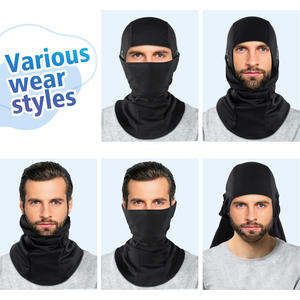 Máscara de pasamontañas de tela transpirable con logotipo personalizado para adultos para deportes de invierno, motociclismo, actividades al aire libre, pesca - Product Image 4