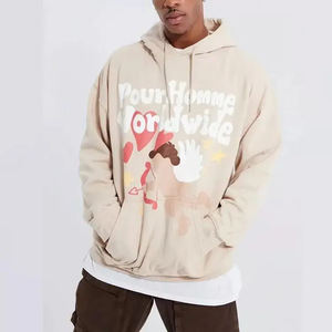 100% Cotton Pullover Sweatshirt Custom OEM/ODM <b>Men's</b> Oversized Hoodie Cotton Blended <b>Hoodies</b> For <b>Men</b> - Product Image 1