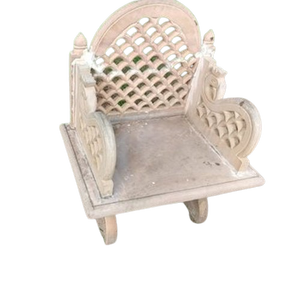 ชุดโซฟาสวนหินอ่อนสีชมพูธรรมชาติ |   เฟอร์นิเจอร์หินสำหรับสวนและภูมิทัศน์ ผลิตในอินเดีย ราคาขายส่ง - Product Image 5