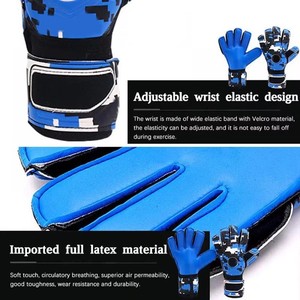 Nuevos Guantes Profesionales Unisex para Adultos, Impermeables, con Correa Ajustable para la Muñeca, Dedos Completos, Látex Grueso y Suave, para Entrenamiento de Fútbol - Product Image 5