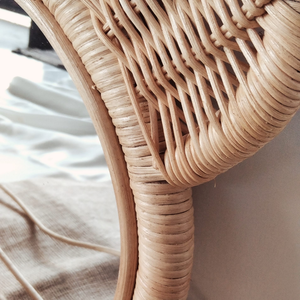 Mejor precio Nueva colección 2023 Tejido Pequeño espejo de ratán natural para la decoración del hotel en el hogar para niños - Product Image 5