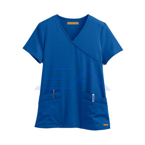 Blusas Médicas Personalizadas 2025 para Mujer, Estilo Cruzado, Ligeras, Duraderas y de Alta Calidad - Product Image 1