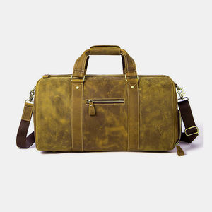 Sac de voyage en cuir léger de grande capacité au meilleur design pour hommes, logo personnalisé, vêtements de sport imperméables avec fermeture à glissière - Product Image 6
