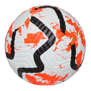 Balón de fútbol de cuero con logotipo personalizado de alta calidad de tamaño profesional 5 N. ° 4 diseñado para entrenamiento apropiado en la playa-fútbol al por mayor - Product Image 1