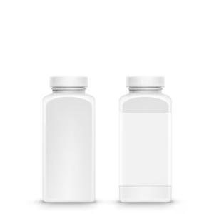 Boîte en plastique blanc de haute qualité pour capsules de poudre, boîte pour compléments de calcium, bouteille à prix avantageux - Product Image 1