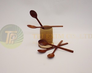 Vaisselle Cuillère En Bois Cuisine Ustensile De Cuisine Outil Soupe Cuillère À Café Traiteur Cuillères En Bois À Long Manche à Vendre - Product Image 1
