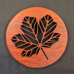 Salvamanteles Redondo de Madera para Tazas de Café Calientes y Teteras para Proteger su Escritorio en el Trabajo o en Casa - Product Image 1