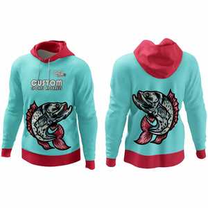 Sudadera de Pesca para Hombre con Diseño Personalizado, Impresión por Sublimación, Tejido Transpirable, Impresión DTF Personalizada, Camisa de Pesca de Secado Rápido - Product Image 1