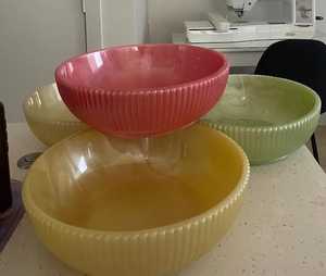 Bol en résine fait main tendance style indien, ensemble de bols à fruits et salades sculptés à la main en résine, vaisselle décorative écologique - Product Image 2