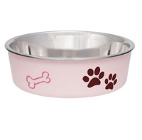 Mangeoire rectangulaire en fer forgé poli, robuste, pour chiens et chats, avec impression en relief et logo personnalisé – Prix usine